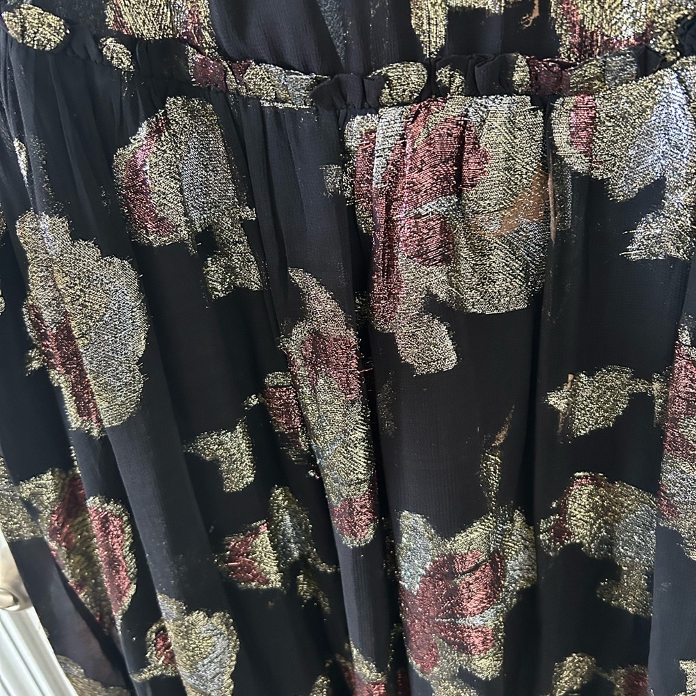 Anthropologie Maeve Metallic Cocktail Dress - Picture 4 of 7